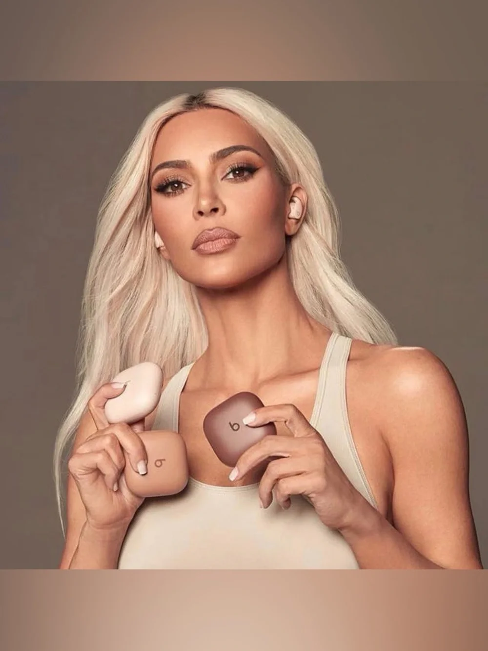 USED Beats Fit Pro x Kim Kardashian True Wireless NC Earbuds Moon MNW63LL/A